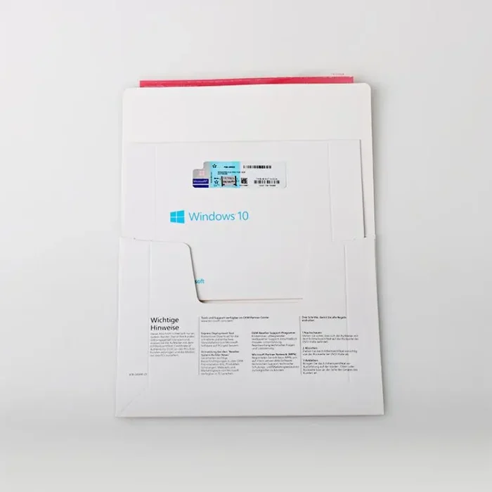 Windows 10 Pro 1 PC Activation OEM DVD Full Package English Language - Image 2