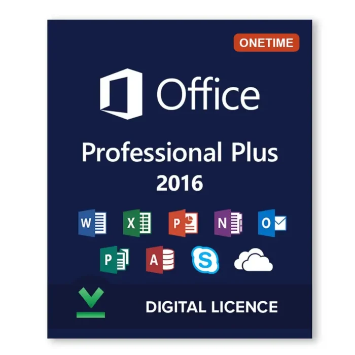 Microsoft Office 2016 Professional Plus Activation 1PC (Onetime) - Image 1