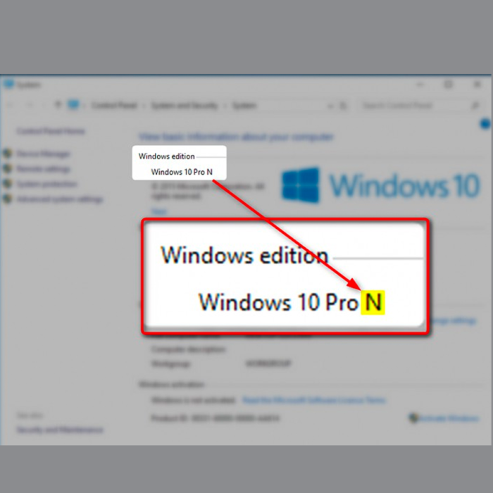 [Retail] Windows 10 Pro N Activates 1PC Online - Image 2
