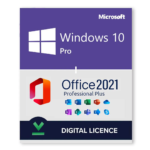 Windows 10 Pro + Microsoft Office 2021 Professional Bundle – Digital Licenses 1PC