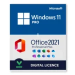 Windows 11 Pro + Microsoft Office 2021 Professional Bundle – Digital Licenses 1PC